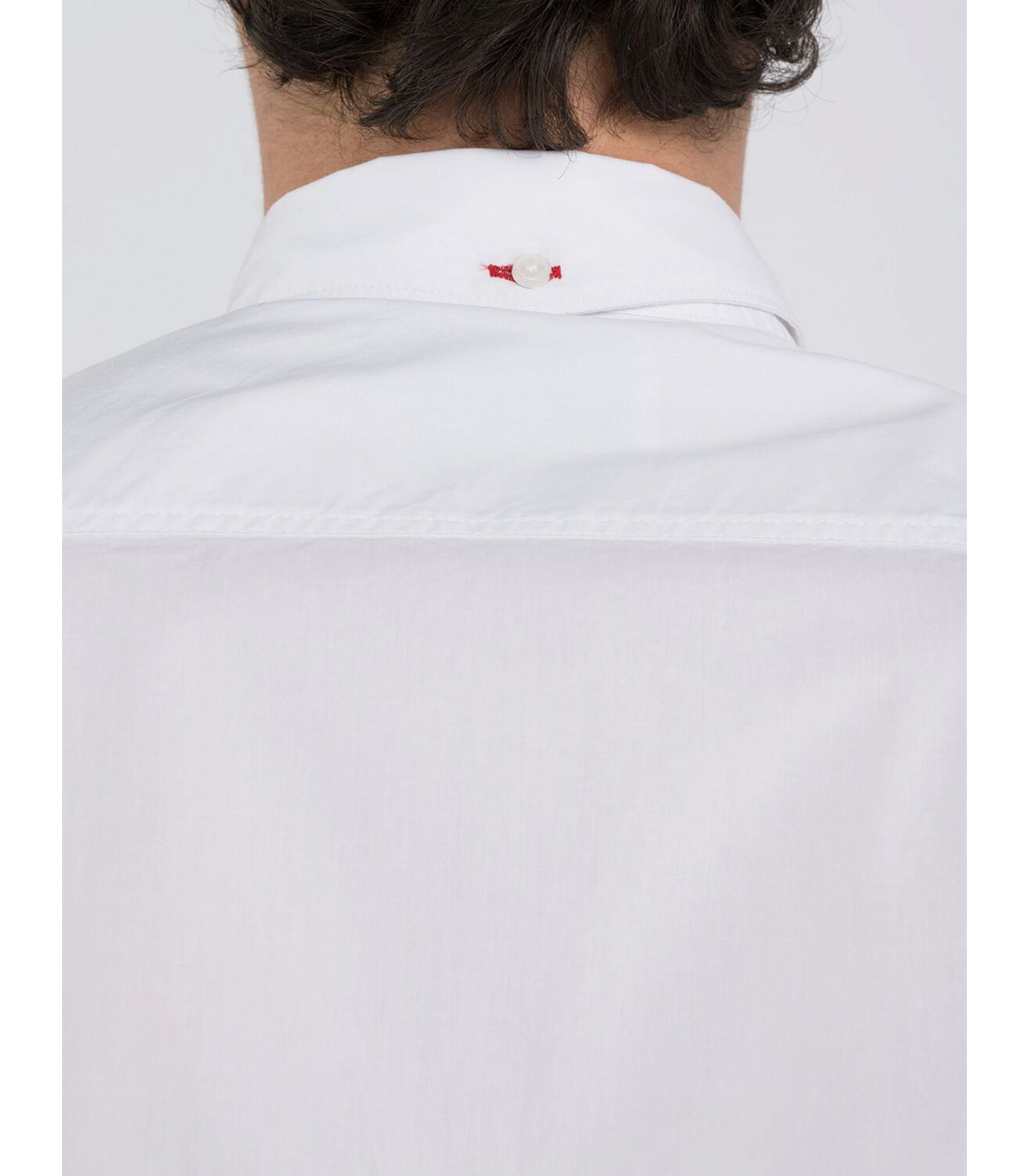 コツトンポプリン Rロゴシャツ 詳細画像 ホワイト 4